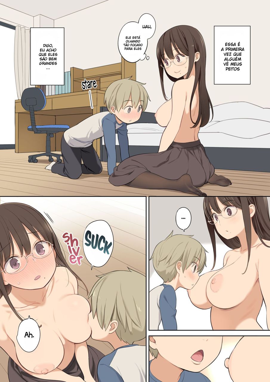 Me deixa mamar em seus peitos Hentai Puta Animes Hentai Online HQ Adulto Quadrinhos Pornô