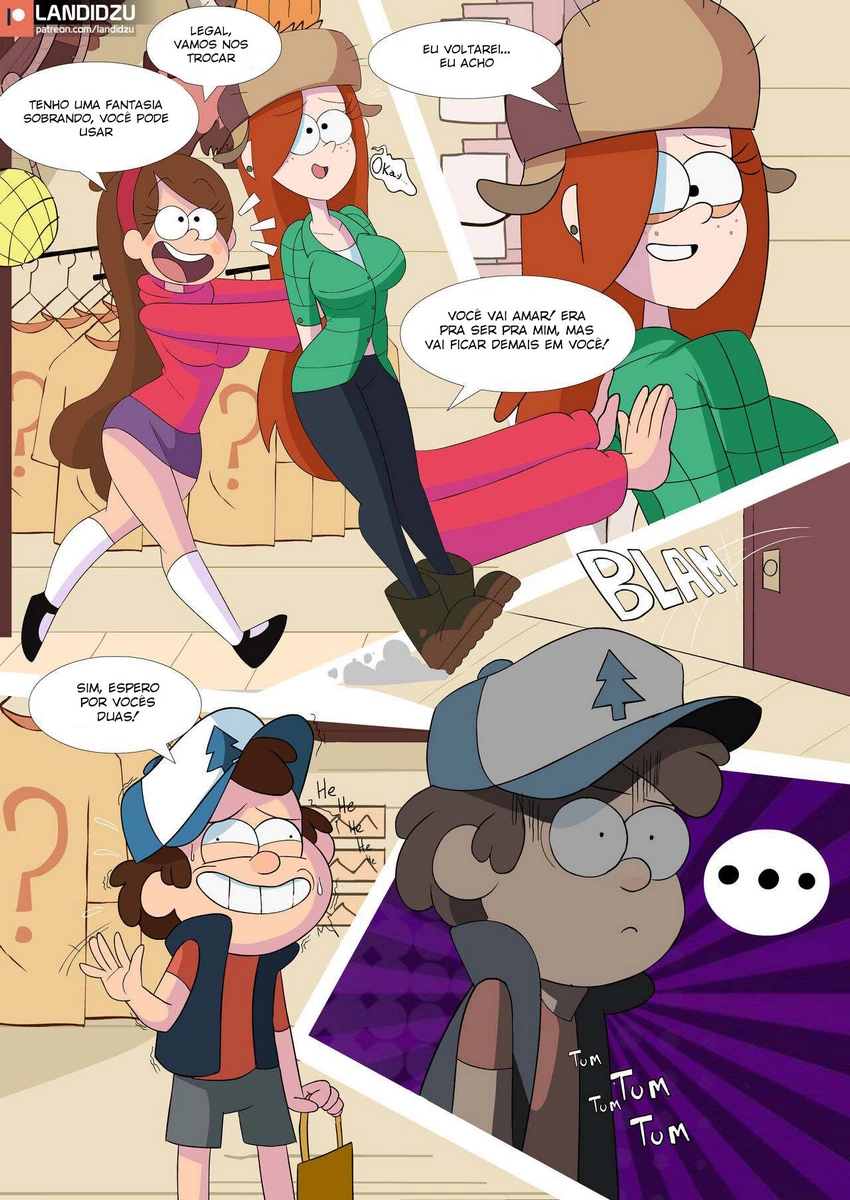 Gravity Falls Cartoon Pornô: A cabana