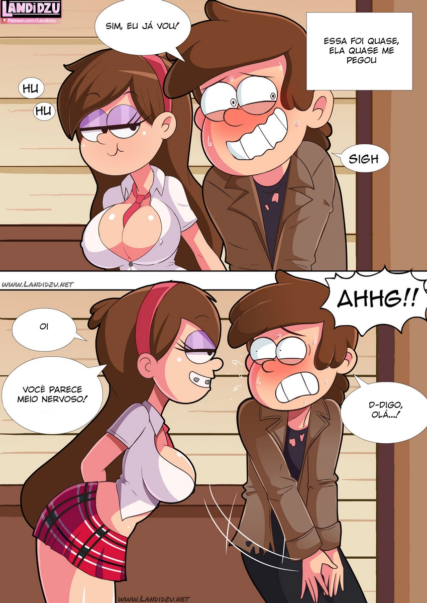 Gravity Falls Cartoon Pornô: A cabana