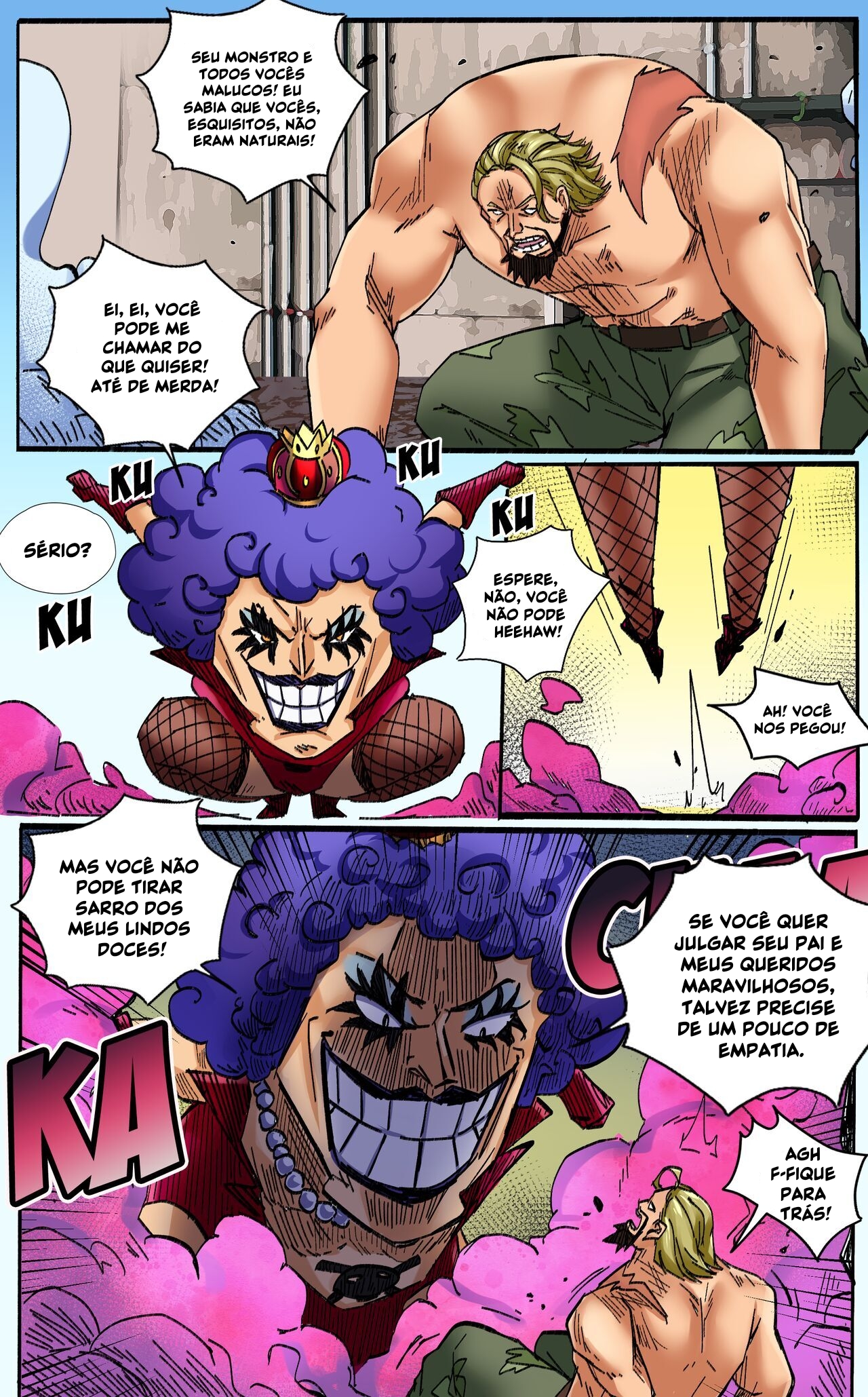 One Piece Hentai: Rainha das travestis