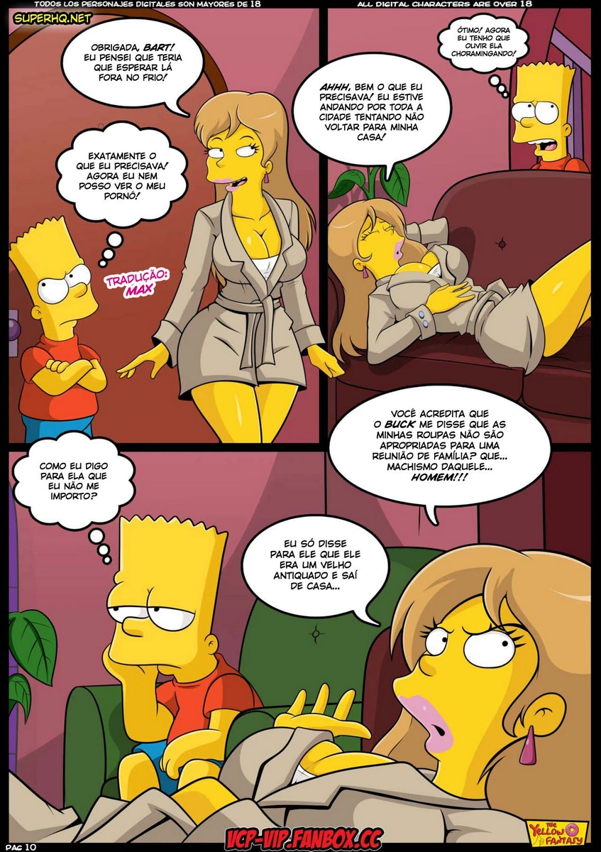 Simpsons HQ Pornô: Marge x Bart - Foto 11