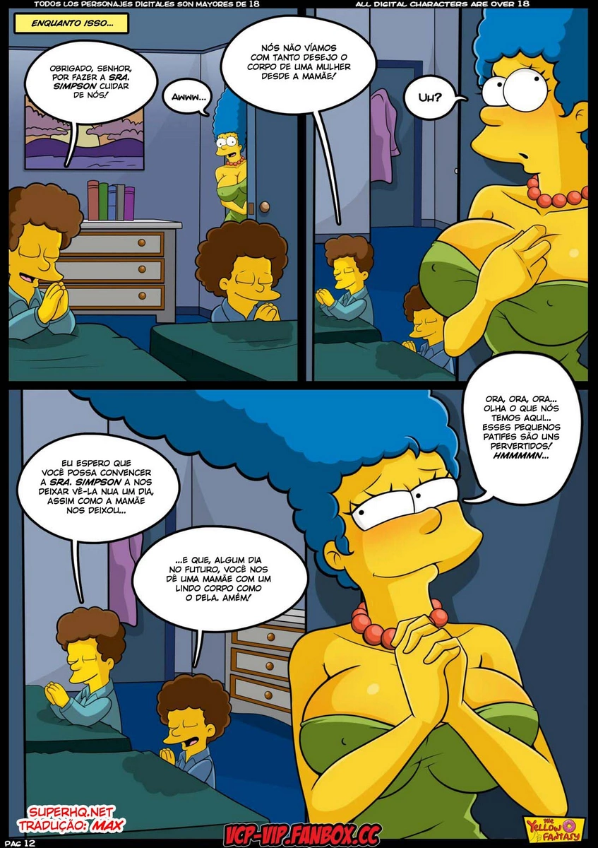 Simpsons HQ Pornô: Marge x Bart - Foto 13