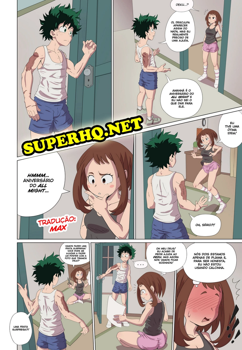 Deku goza na Uraraka