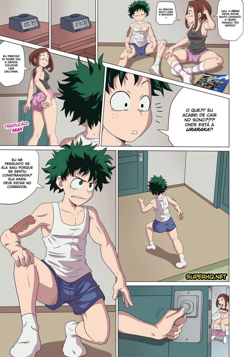 Deku goza na Uraraka