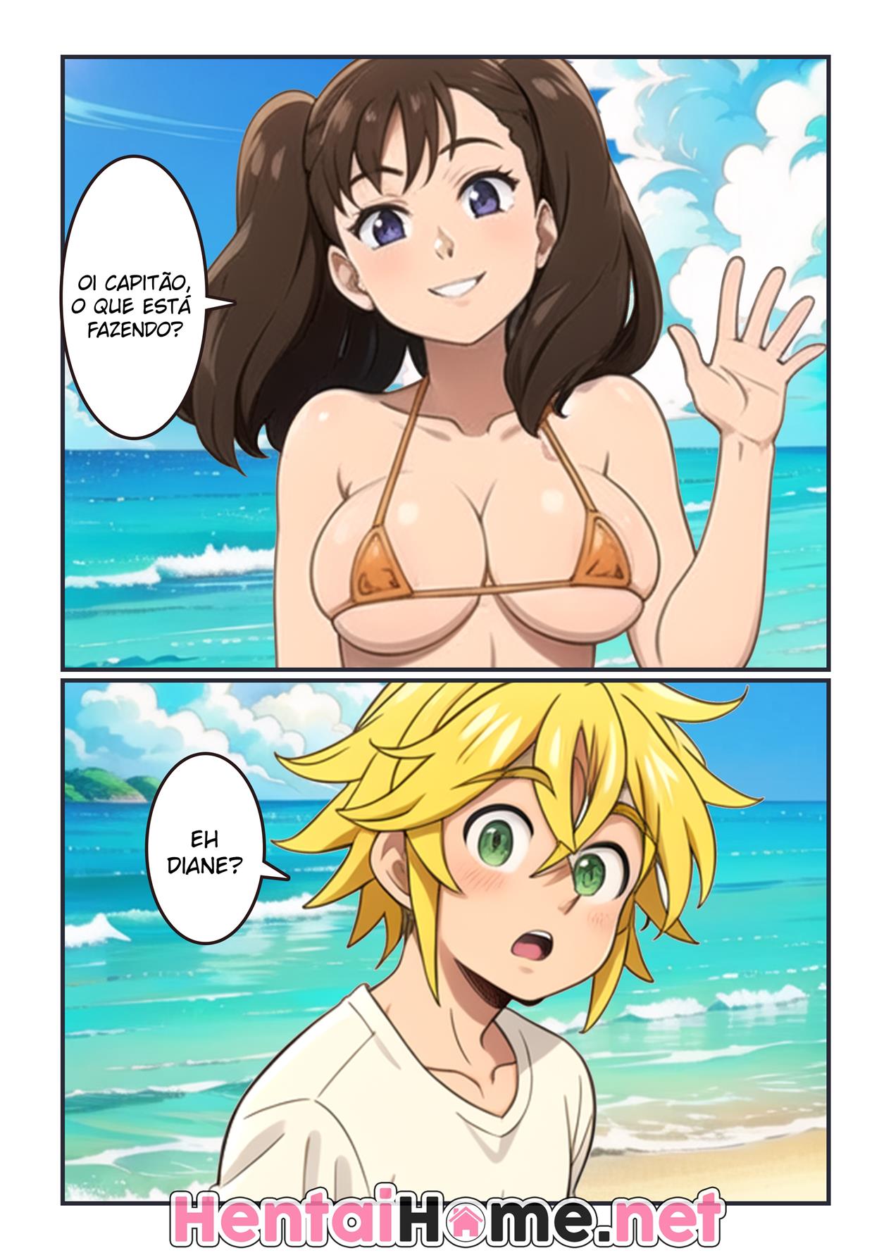 Diane transa com Meliodas