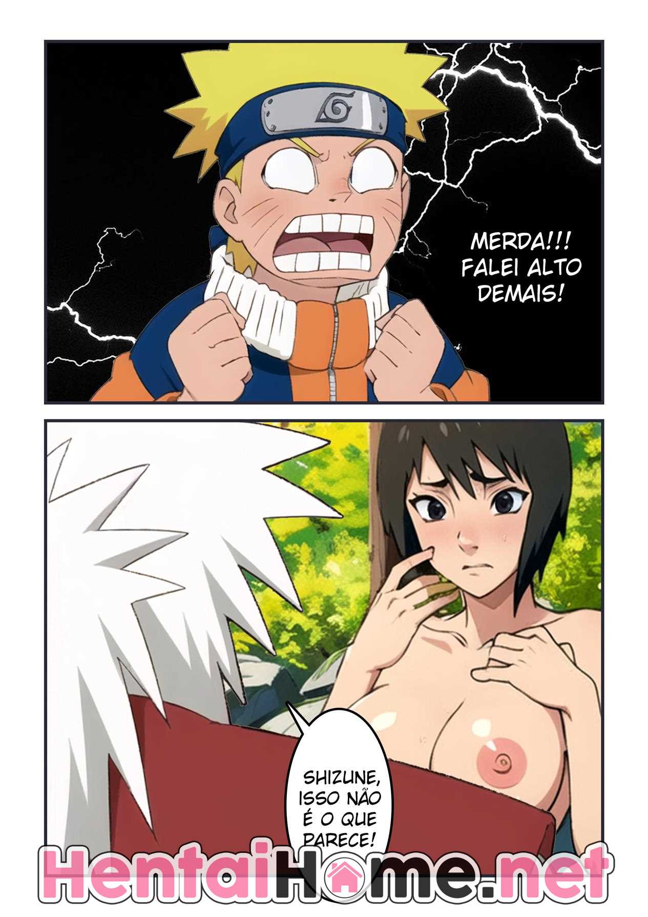 Jiraiya comendo Shizune - Foto 6