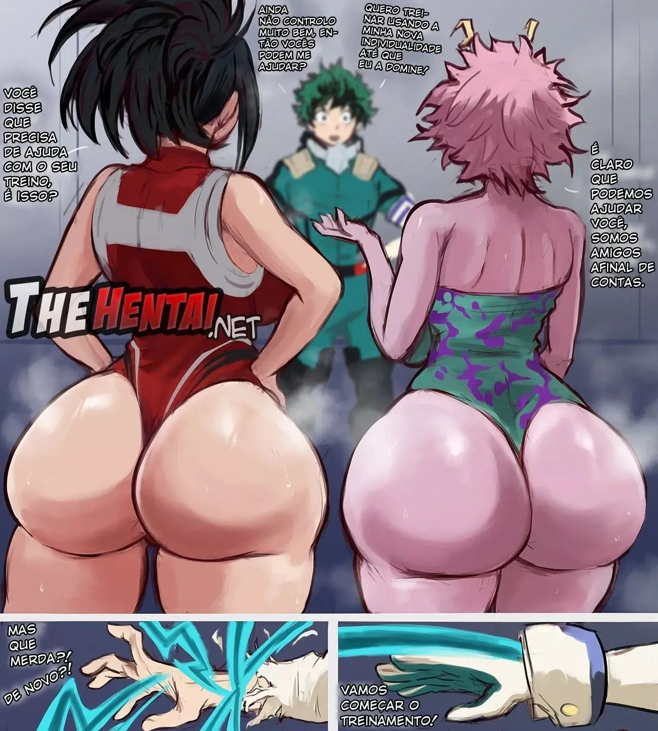 Boku no Hero Academia Hentai: Uma mão para Midoriya - Foto 1