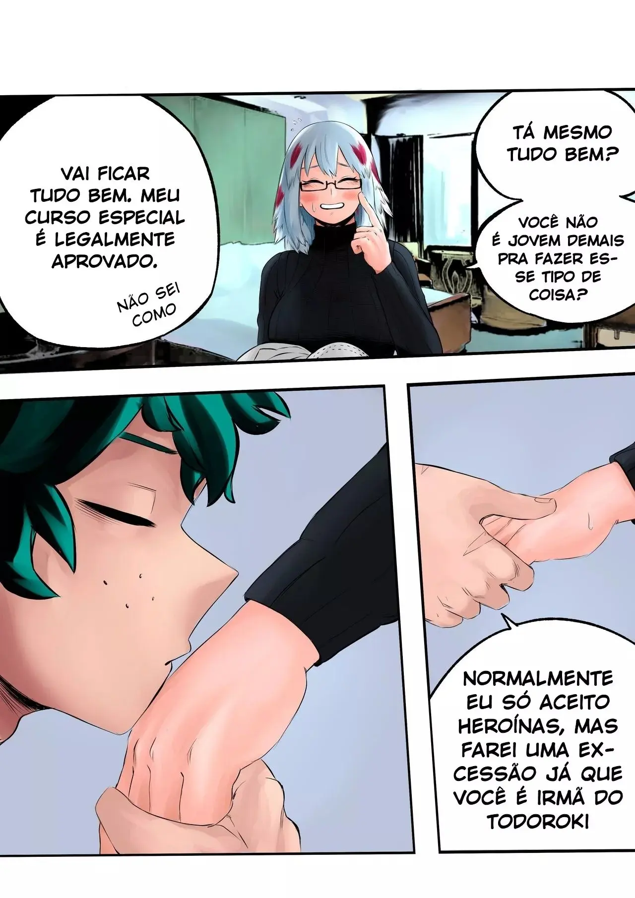 Boku no Hero Academia Hentai: Uma mão para Midoriya - Foto 55