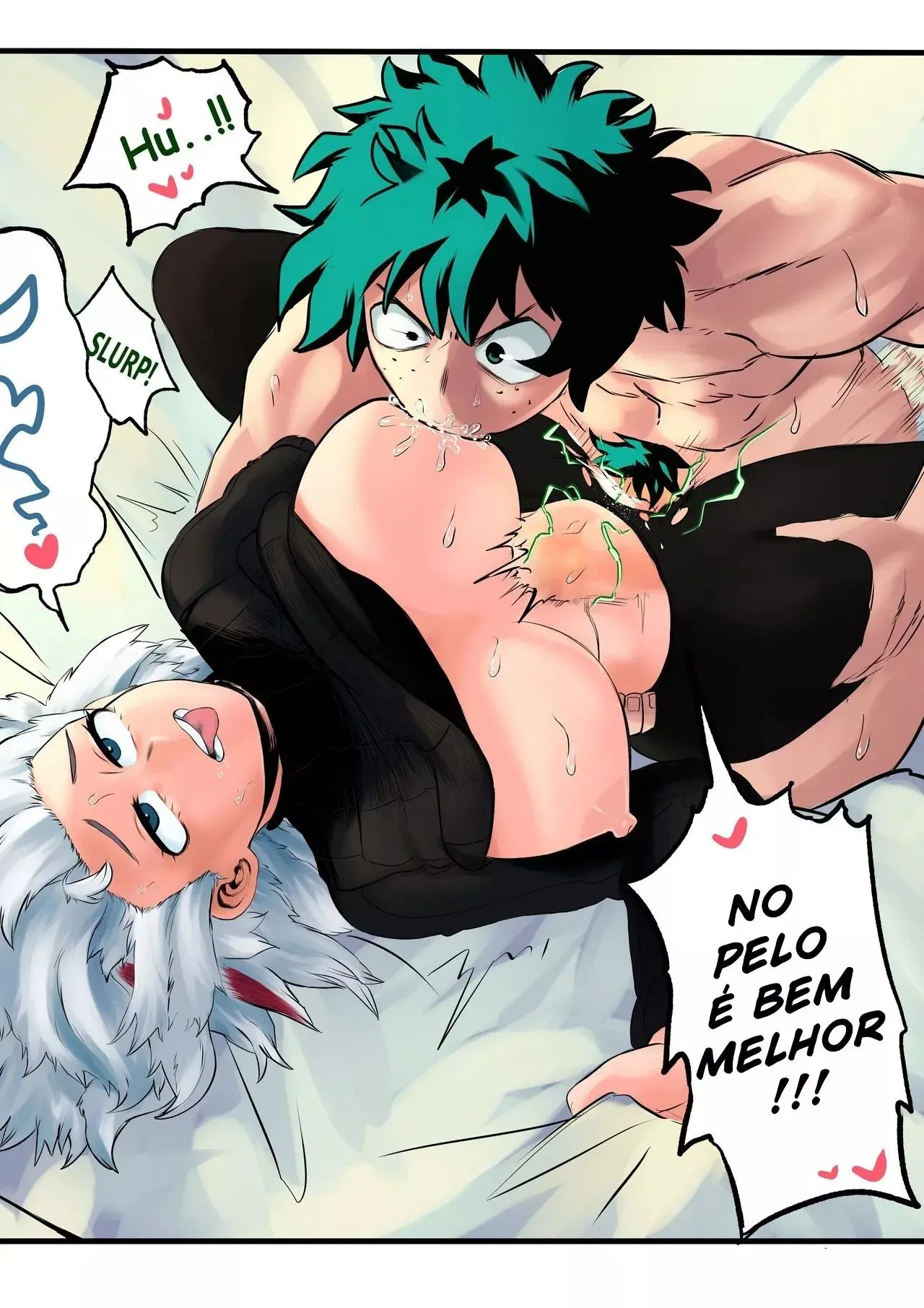 Boku no Hero Academia Hentai: Uma mão para Midoriya - Foto 64